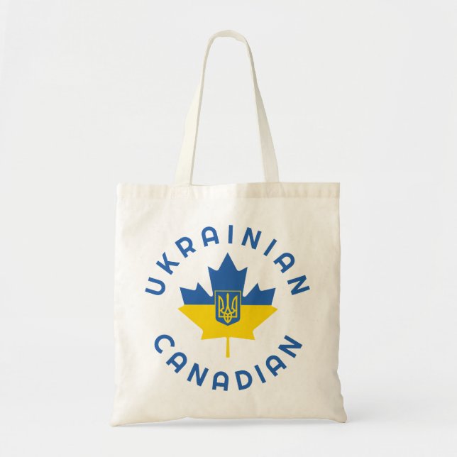 Tote Bag Racines ukrainiennes canadiennes (Devant)