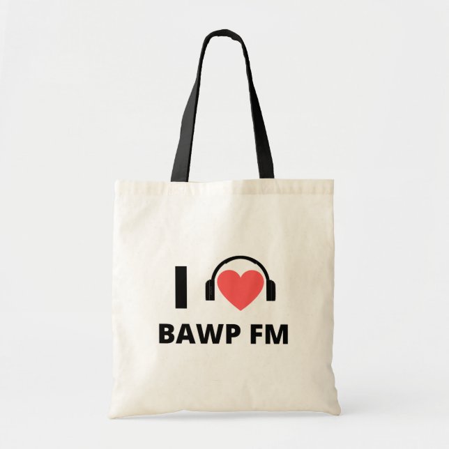 Tote Bag Radio BAWP Pleine Drive Fourre-tout (Devant)