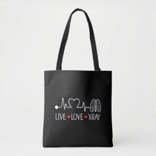 Tote Bag Radiologie Live Love Radiologue
