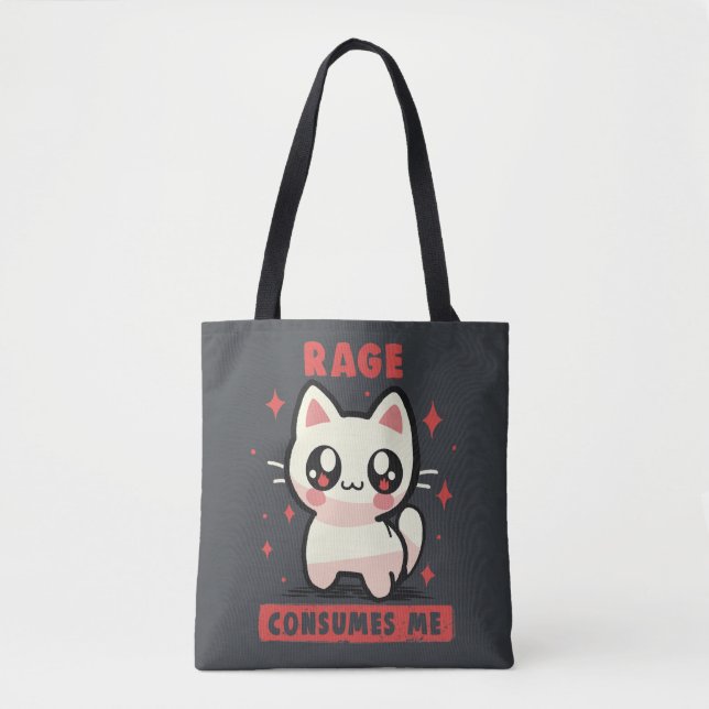 Tote Bag Rage me consomme (Devant)