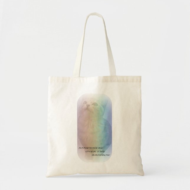 Tote Bag rainbow cat (Devant)