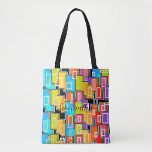 Tote Bag Rainbow Deco Home Living Abstrait