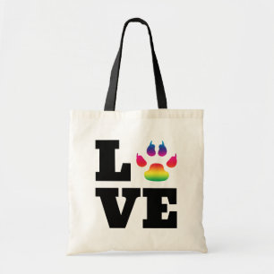 Tote Bag Rainbow paw