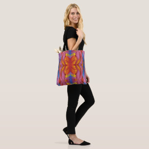 Tote Bag Rainbow Tulip Abstrakt Tasche
