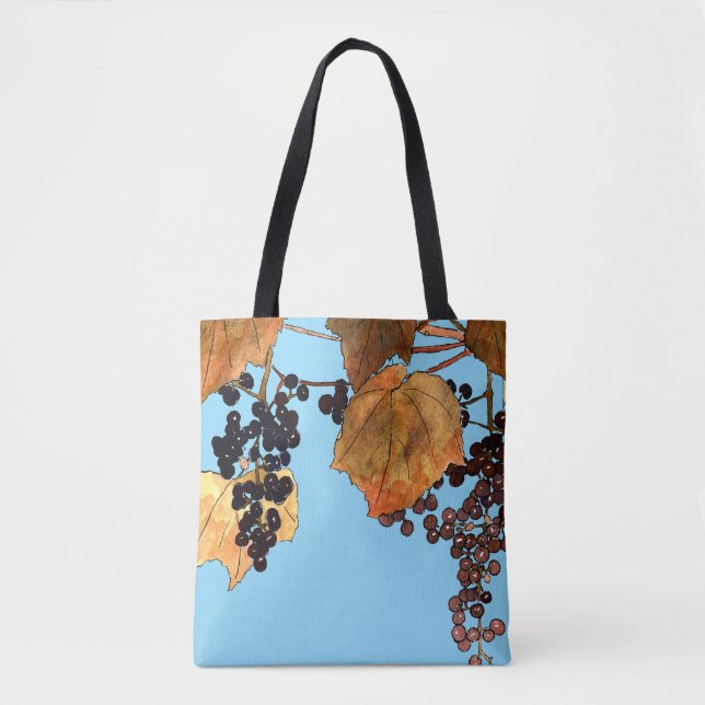 Tote Bag Raisins de givre Art nouveau (Devant)