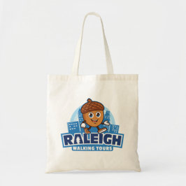 Tote Bag Raleigh Walking Tours Cute Acorn Logo
