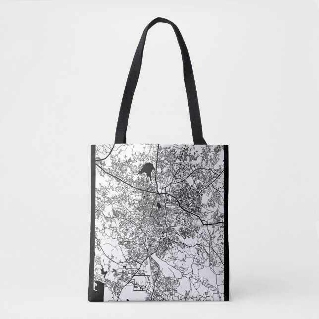 Tote Bag Ranchi Jharkhand City Map (Devant)