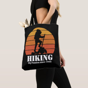 Tote Bag Randonnée Hobby Retro Sunset Personnaliser