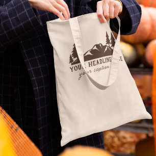 Tote Bag Randonnée Slogan Personnalisé, Camping, Extérieur