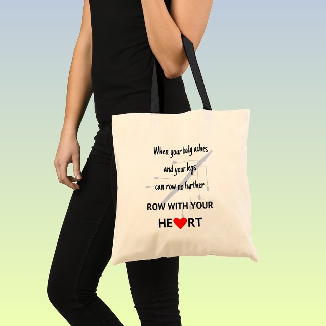 Tote Bag Rangez avec votre motivation cardiaque (Créateur téléchargé)