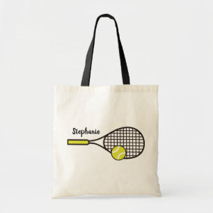 Tote Bag Raquette et balle de tennis personnalisées