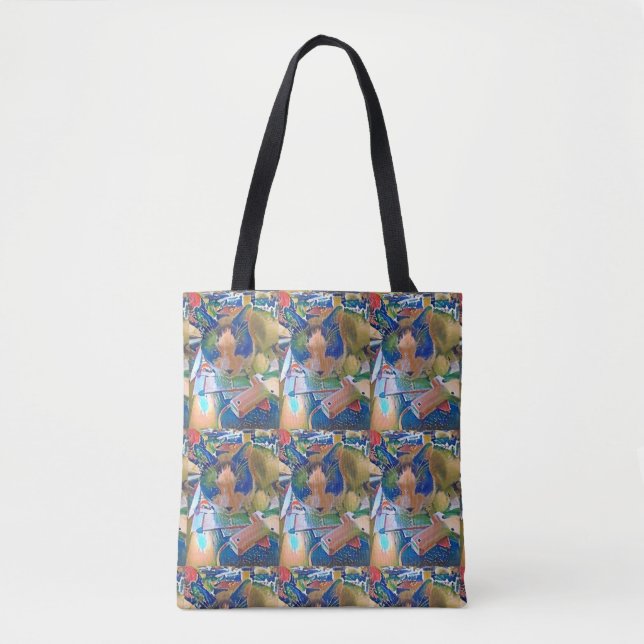 Tote Bag raquette ouvrant le minou (Devant)
