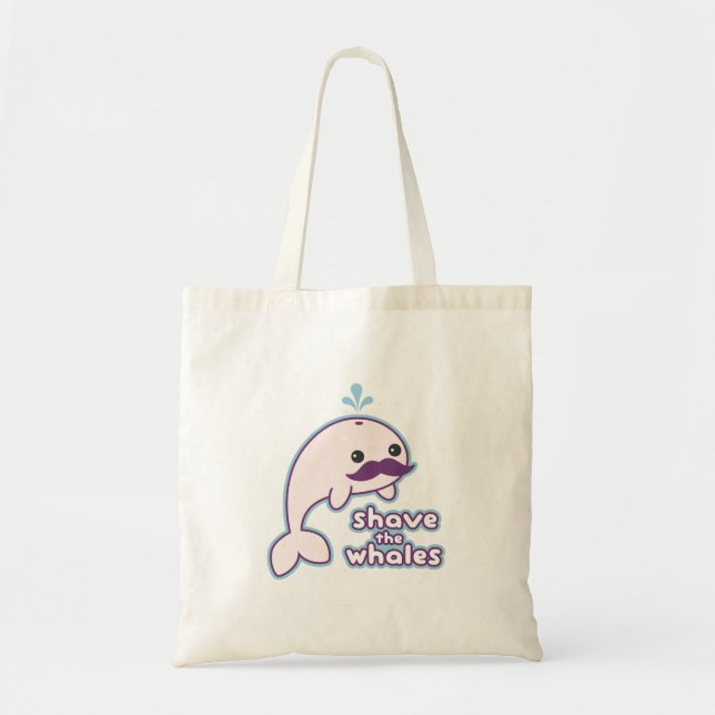Tote Bag Rasez les baleines (Devant)