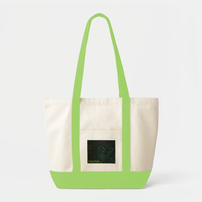Tote Bag rasta vert (Devant)