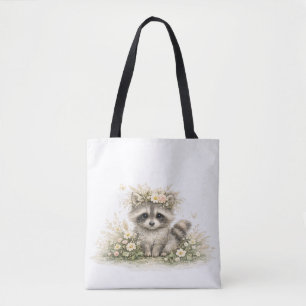 Tote Bag Raton laveur ami de la forêt