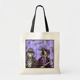 Tote Bag Rats et os - Pop Goth Nightmare Surreal Art
