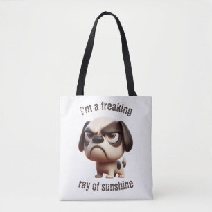 Tote Bag Rayon de Freaking de Sunshine Puppy Fourre-tout