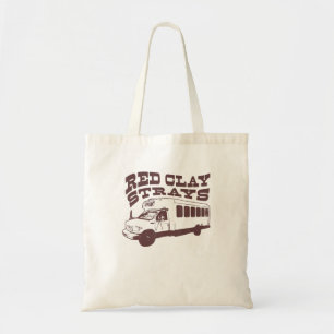 Tote Bag rayures d'argile rouge
