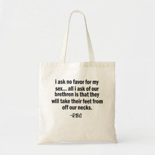 Tote Bag RBG : Ruth Badger Ginsburg, femme forte