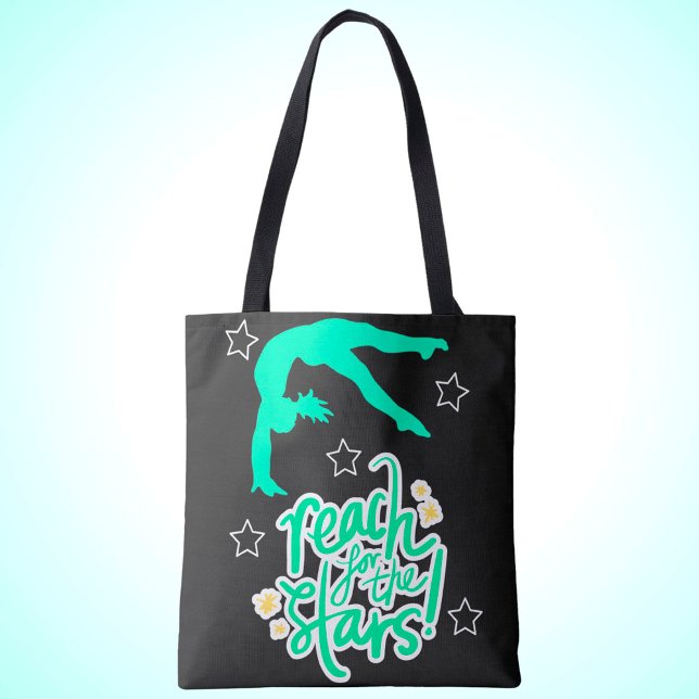 Tote Bag Reach for the Stars Gymnastique Tumbling (Créateur téléchargé)