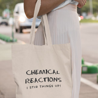 Tote Bag Réactions chimiques Prof de chimie cool drôle