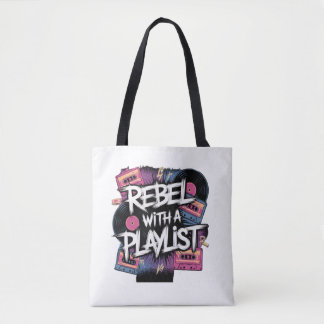 Tote Bag Rebel Avec Une Playlist