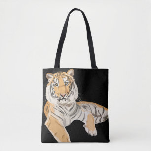 Tote Bag Recaler le tigre