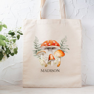 Tote Bag Recette de maison de ferme vintage champignon de f