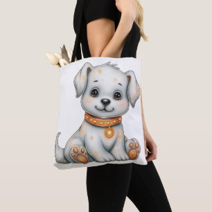 Tote Bag Récolte d'automne Chiot mignon