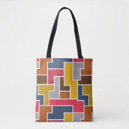 Tote Bag rectangles colorés