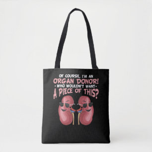 Tote Bag Recyclage d'organes : un donneur de rein