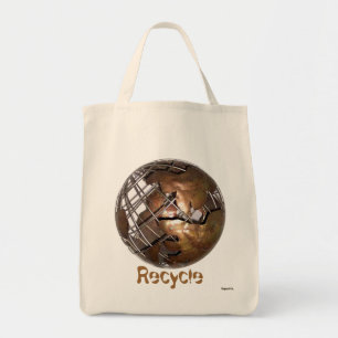 Tote Bag Recycler l'alimentation mondiale dans le monde ent