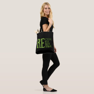 Tote Bag Recycler réduire la réutilisation renouveler repen