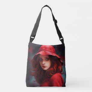 Tote Bag Red Hat Girl Tragetaschen Mit Langen Trägern