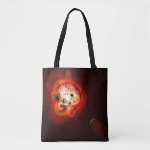 Tote Bag Red Nwarf Star Orbité Par Une Hypothétique Exoplan