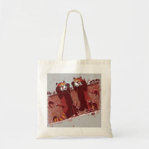 Tote Bag Red Panda Fury