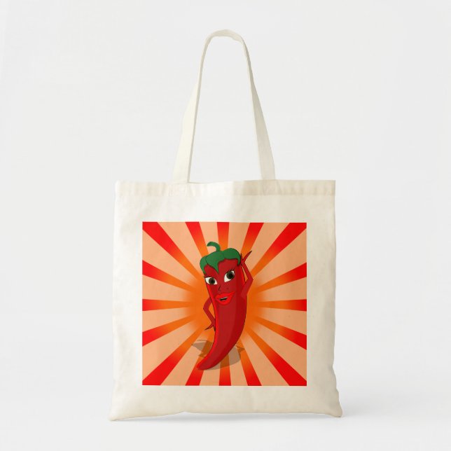 Tote Bag Red Pepper Superstar (Devant)