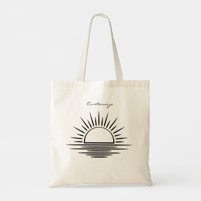 Tote Bag Réflexion Sunrise/Sunset Thunder_Cove (Dos)