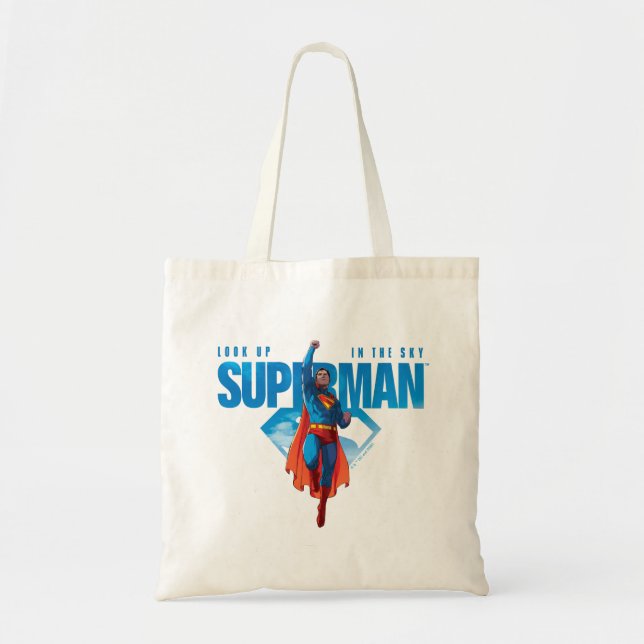 Tote Bag Regarde ça, Superman (Devant)