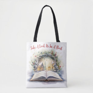 Tote Bag Regardez, c'est dans un livre