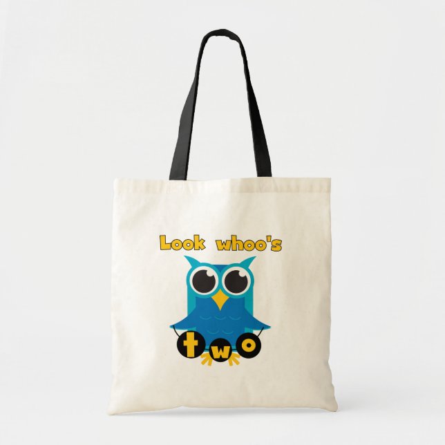 Tote Bag Regardez les 2 t-shirts et cadeaux d'anniversaire  (Devant)