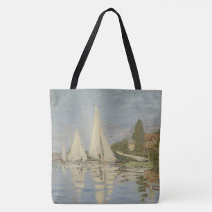 Tote Bag Régates à Argenteuil, peinture à l'huile, Claude M