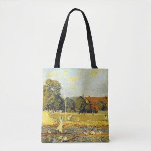 Tote Bag Regatta at Hampton Court Alfred Sisley Poster