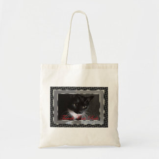 Tote Bag Règle Fourre-tout de chats de smoking