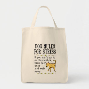 Tote Bag Règles de chien pour l'effort