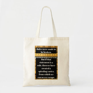 Tote Bag Règles drôles