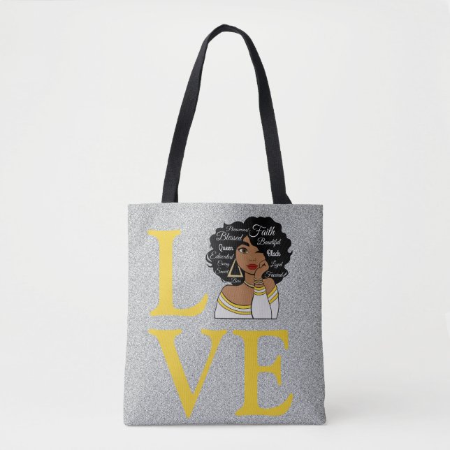 Tote Bag Reine africaine (Devant)