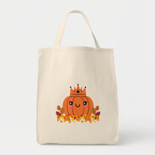 Tote Bag Reine citrouille Chemise Halloween esthétique Au
