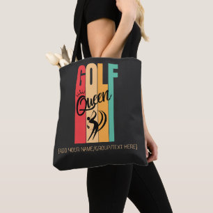 Tote Bag Reine de GOLF pour femmes Nom personnalisé