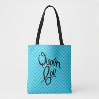 Tote Bag Reine des abeilles - copie sur toute la surface